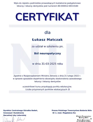 Certyfikat 21
