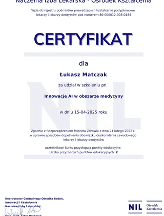 Certyfikat 22