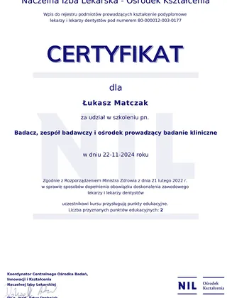 Certyfikat 23